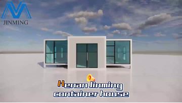 Luxury 40ft prefabricated high quality expandable container house with glass curtain wall for hotels and scenic spots