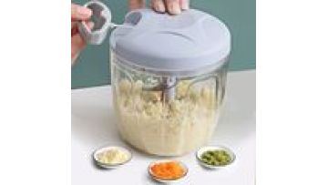 500ml 900ml BPA Free Pull String Manual Food Chopper Stainless Steel Blade Mini Garlic Onion Vegetable Cutter for Kitchen1