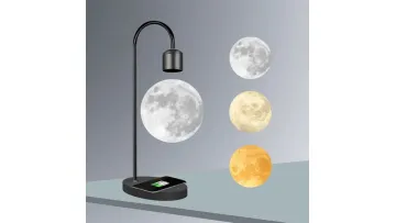 Moon Lamp with Magnetic Levitation and Wireless Charging1