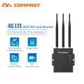 Comfast CF-E7 Outdoor 2.4G LTE Wireless AP Wifi Router plug and play 4G SIM card Waterproof Wireless Router 3*5dBi antenna AP