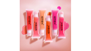 Make YOUR LOGO Fruit Flavor Plumping Lip Gloss Base Vendor Packaging Tubes Custom Lipgloss Private Label1