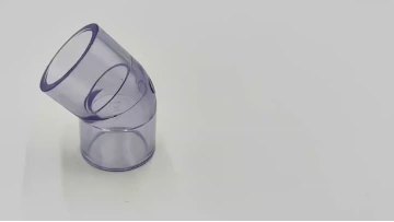 clear pvc  elbow 45°