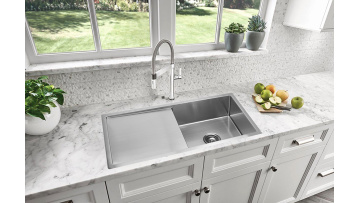PVD Nano Kitchen Sink Single Bowl With Drainboard