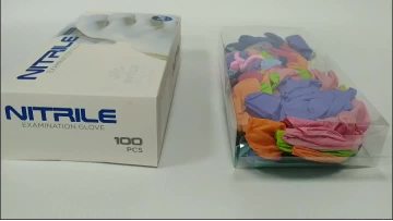 Medical Supplies Disposable Powder Free Synthetic Nitrile Gloves medical Examination Gloves1