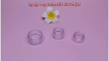 3g 5g 10g cosmetic trave jar cream jar