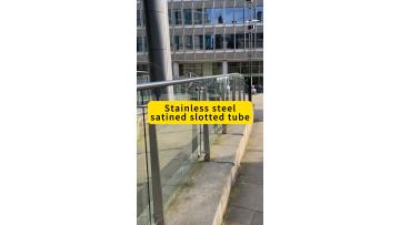 Stainless steel glass railing and handrail