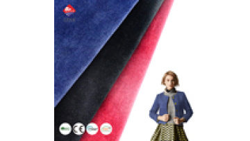 High Quality 95%Polyester 5%Spandex Super Soft Knitted Suede Fleece Fabrics for Clothes1
