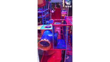 Indoor tensioned web play