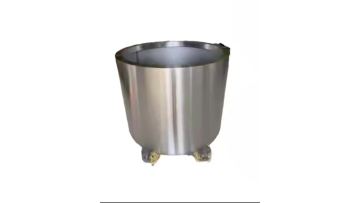 Customized stainless steel flower pots