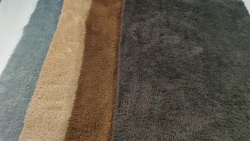 100 Polyester Customized Color High Quality Soft Handfeeling Coral Fleece Fabric Sofa Set Fabric For Coat Blanket1