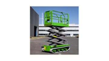 Electric Crawler Scissor Lift for Insulation Spraying (300kg, 6m-14m)1