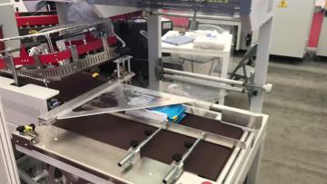 Auto L bar sealer FL-5545TBB+SM-4525 for packing towel