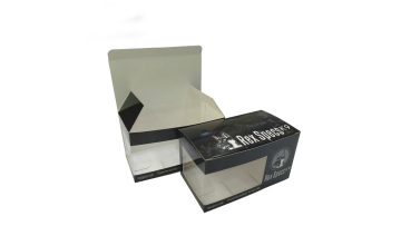 Goggle packaging paper box with window