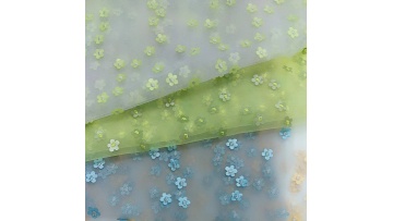 Hot Sale Light Green Evening Dress Handmade Embroidered Mesh Fabric Fashion Women's Skirt in 20211