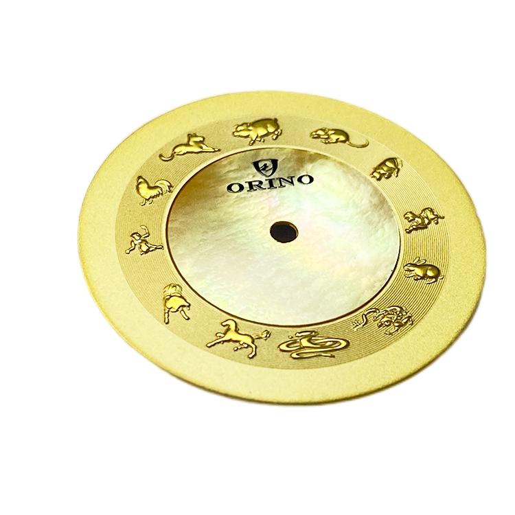 mop shell dial for watch