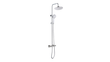 Leelongs Wall Mounted Stainless Steel Adjustable ECO Bath Shower Column Set1