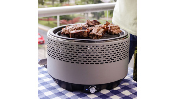 JXC335 Smokeless charcoal Grill assembly.MP4