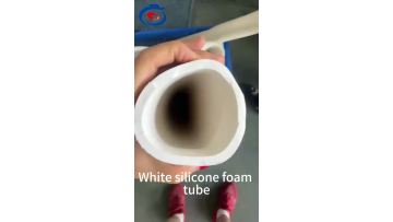 Silicone foam tube