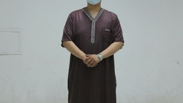 Men Abaya Islamic Clothing Gamis Muslim Dress Men Thobes Islamic Clothing Jilbab Kurta Ikaf robe1