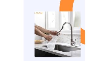 Professional Modern Brushed Nickel Kitchen Sink Faucet Whole Sales Cheap Faucets Pull Out Brass Kitchen Tap Modern Design CN;GUA1