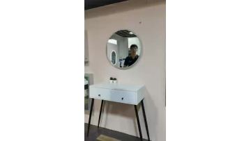 led mirrored dressing table