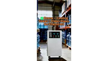 Ozone + Cooling Tower = Clean Pipes, No Chemicals