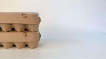 Recycled  Biodegradable Paper pulp  packaging tray holder 8 cells  egg carton1