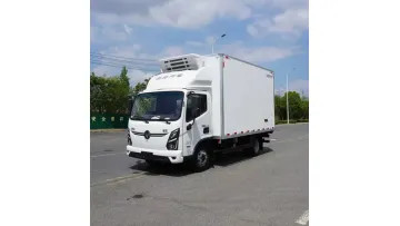 Mini Foton Pure Electric Lithium Cell Meat Chicken Pork Beef Mutton Hook Freezer Refrigerated Truck Cold Chain Long Distance Delivery Refrigerator Vehicle1