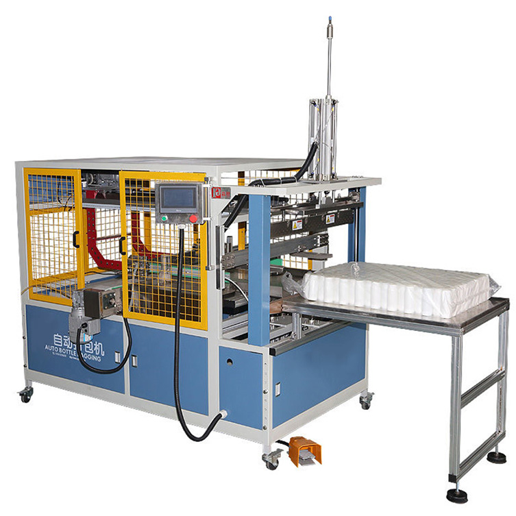 semi-auto baggina machine for round or square bottle