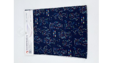 Polyester printed velvet