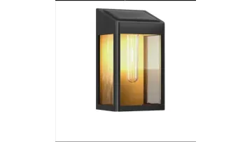 Light-Sensitive Outdoor Wall Lamp with No Drilling Required1
