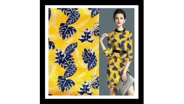 Custom Trending Digital Print Georgette 100 Rayon Fabric for Women Dress1