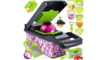 Wholesale Mini Stainless Steel Vegetable Fruit Chopper Easy Use Kitchen Hand Onion Dicer New Condition Veggie Slicer Food1