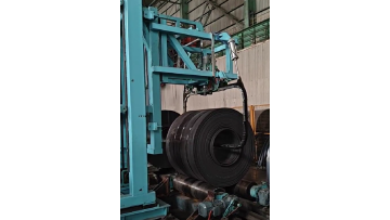 Steel coil radial strapping machine