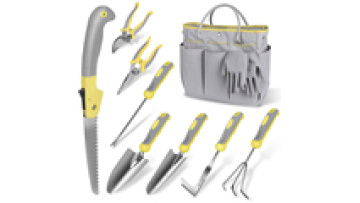 Customized stainless steel heavy duty garden hand tools professional garden tool set with bag1