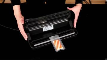 Embossed vacuum bag