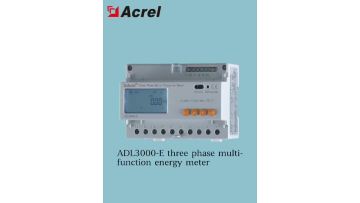 Acrel 300286.SZ 7 module din rail 3 phase KWH energy meter modbus rtu.mp4