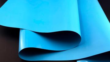 Good Tensile Strength Blue PVC Tarp