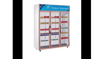 Commercial Single door Vertical Beverage Showcase Beverage Fridge for Drinks Freezer equipment1
