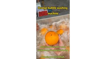 Orange Bubble Washing Machine