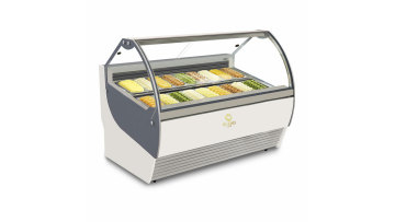 Gelato Showcase Retail Display Desk Gelato Patisserie Price Quality Freezers & Fridges Ice Cream Gelato Showcase Countertop1