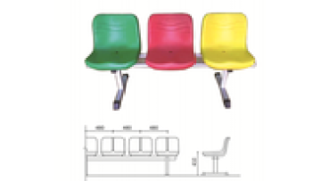 Portable Padded Floor Football Bleacher Seating Chair Folding Stadium Chairs Seat1