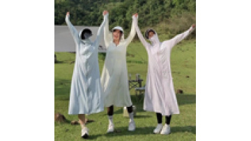 Long Black Gel Sun protection Suit for Women in Summer New Ice Silk Breathable Thin Cover Full Body Sun protection Suit1