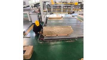 3 Uncoiling and leveling of mirror-finish printed steel sheets