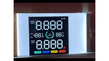 Custom Negative Transmissive Va Segament LCD Display LCD Screen Apply for Air Detector1