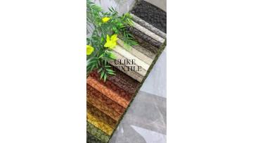 Natural Irregular Texture Upholstery Fabric for Sofa