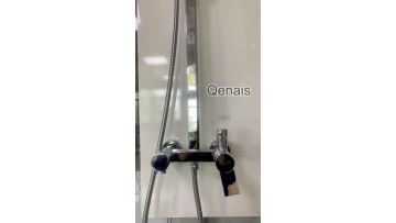 Chrome Plated Shower Mixer Set With Diverter