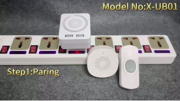 X-UB01,wireless doorbell with USB