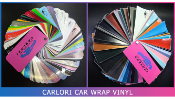 Car wrap vinyl color card