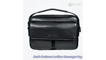 Men's Business Genuine Leather Cross-body Bag
